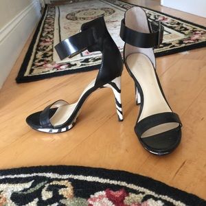Calvin Klein High heel wood sandal
